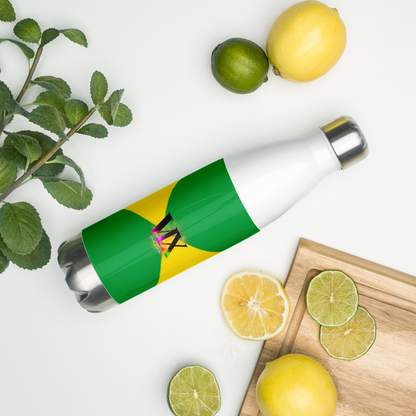 Botella de agua de acero inoxidable Bandera de Brasil