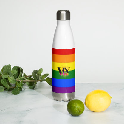 Botella de Agua de Acero Inoxidable LGBTQIA+ 6 colores