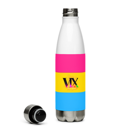 Garrafa de água de aço inoxidável Bandeira Pansexual