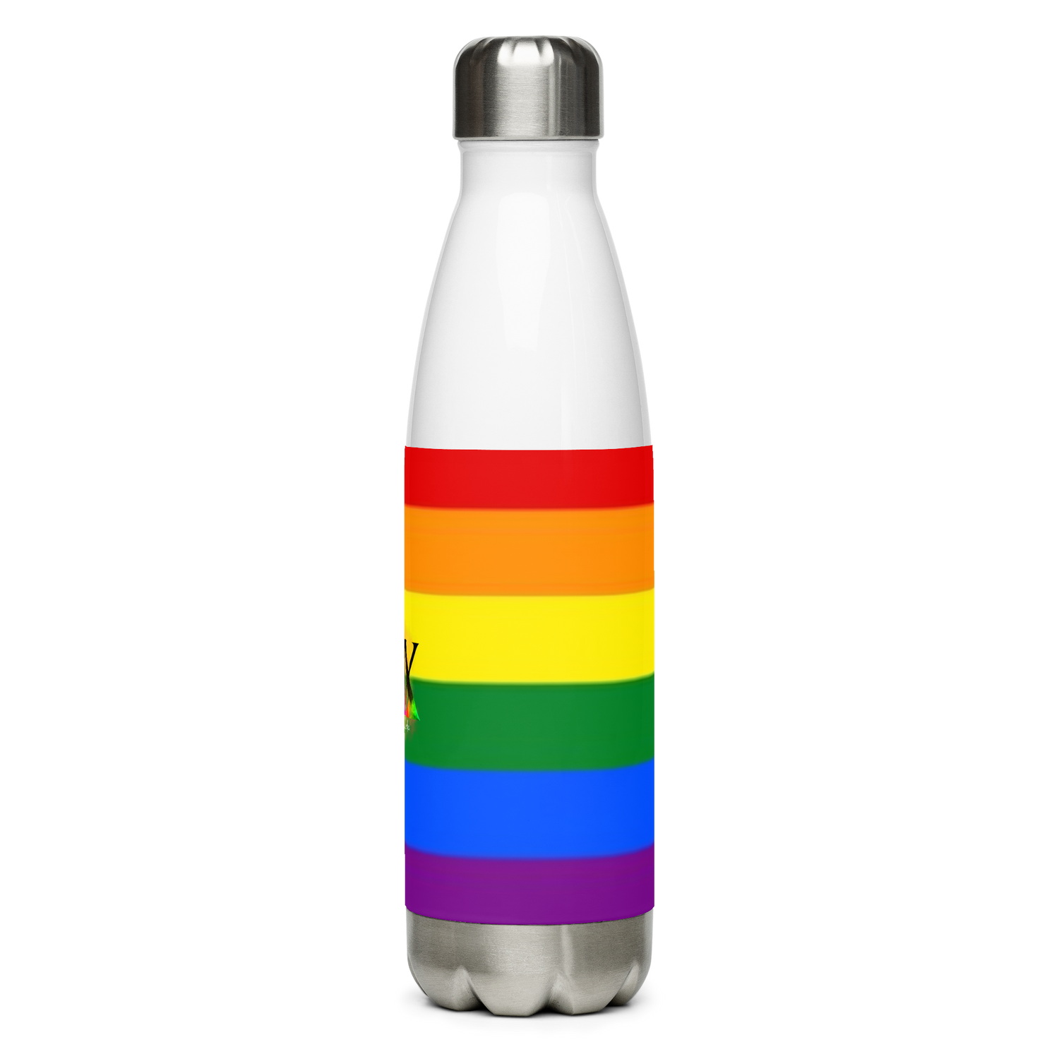 Botella de Agua de Acero Inoxidable LGBTQIA+ 6 colores