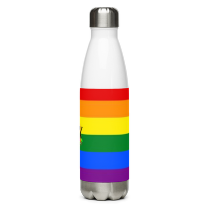 Botella de Agua de Acero Inoxidable LGBTQIA+ 6 colores