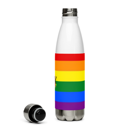 Botella de Agua de Acero Inoxidable LGBTQIA+ 6 colores