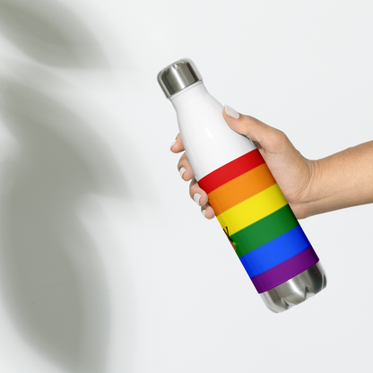 Botella de Agua de Acero Inoxidable LGBTQIA+ 6 colores
