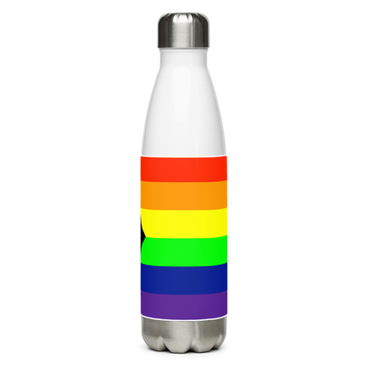 Garrafa de água de aço inoxidável Pride Intersex-Inclusive