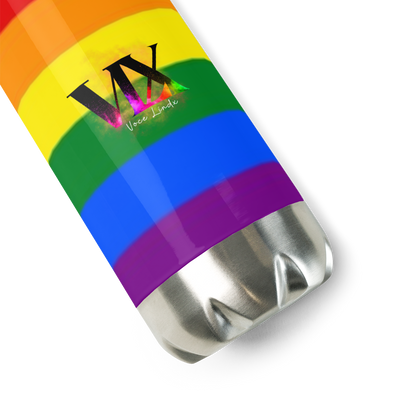 Botella de Agua de Acero Inoxidable LGBTQIA+ 6 colores