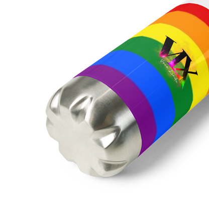 Botella de Agua de Acero Inoxidable LGBTQIA+ 6 colores