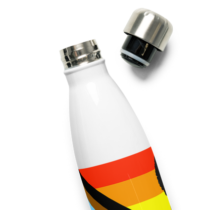 Botella de agua de acero inoxidable No binario y Orgullo Intersexual-Inclusivo