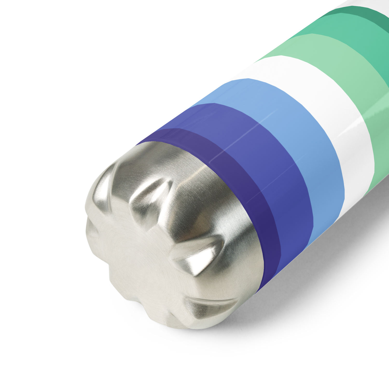 Garrafa de água de aço inoxidável Bandeira do Orgulho Gay