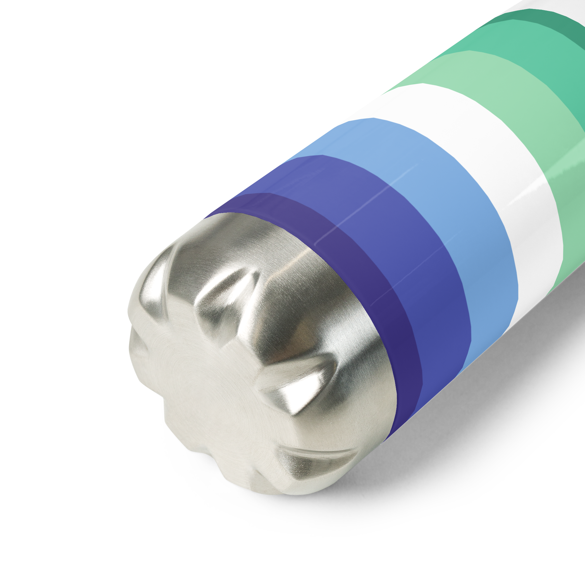 Garrafa de água de aço inoxidável Bandeira do Orgulho Gay