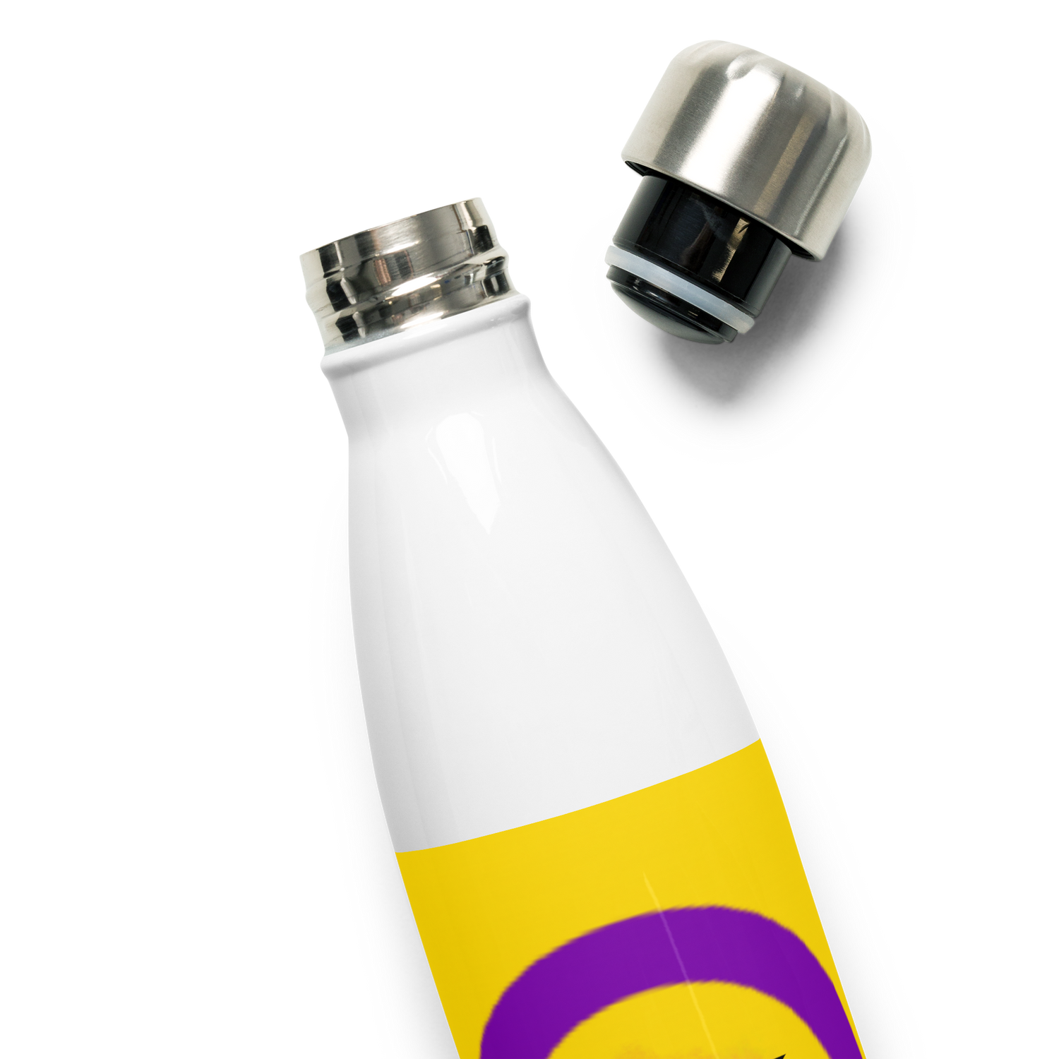 Botella de agua de acero inoxidable Orgullo Intersexual