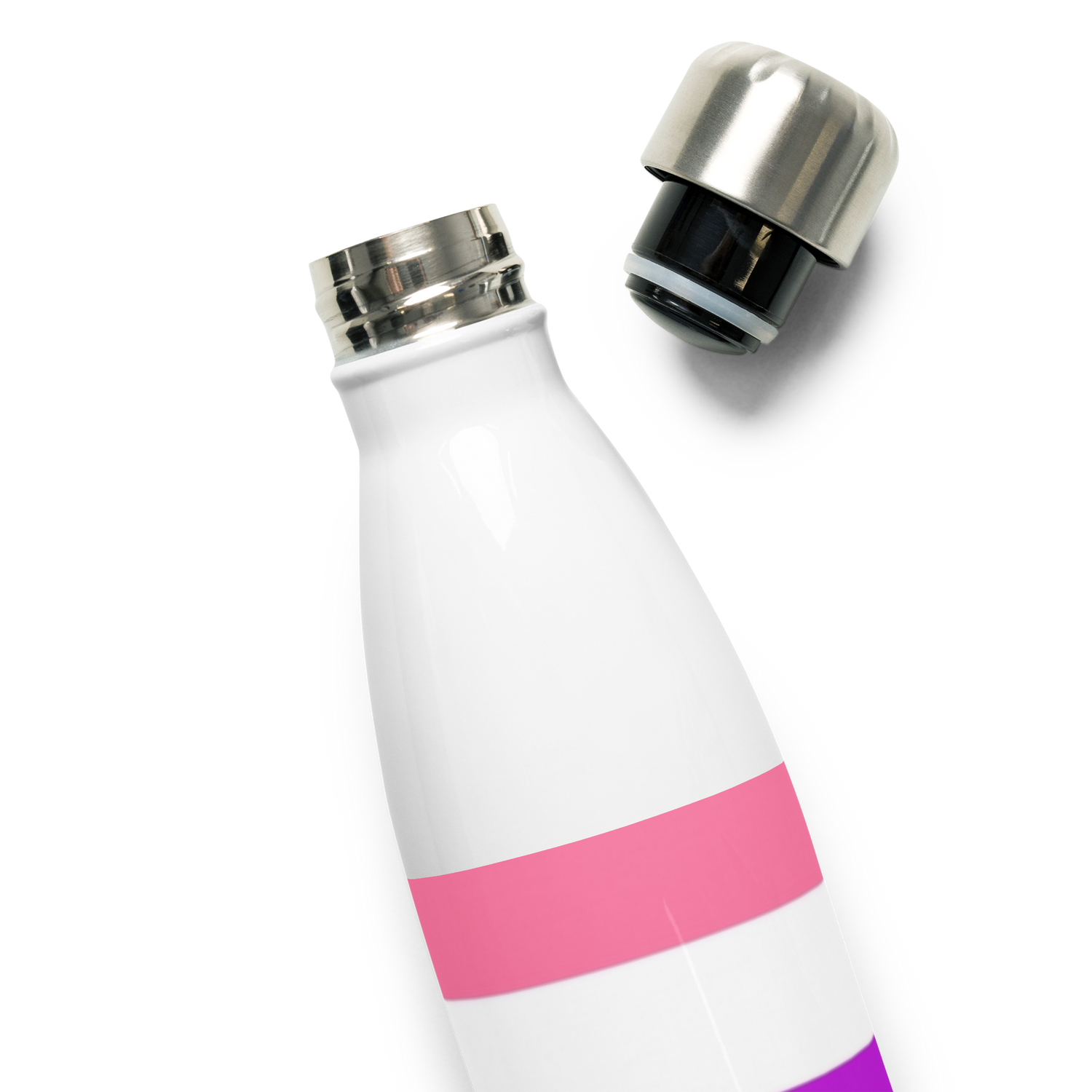 Botella de agua de acero inoxidable Genderfluid Pride