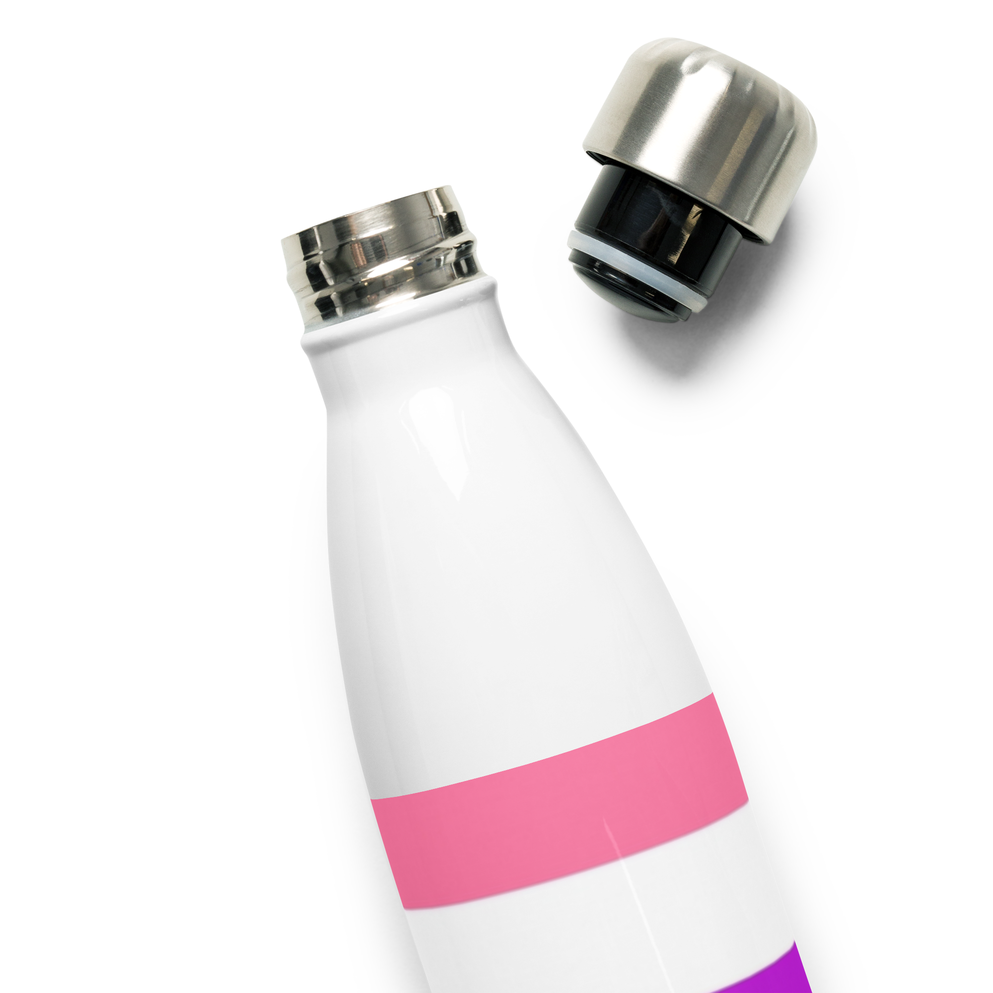 Botella de agua de acero inoxidable Genderfluid Pride