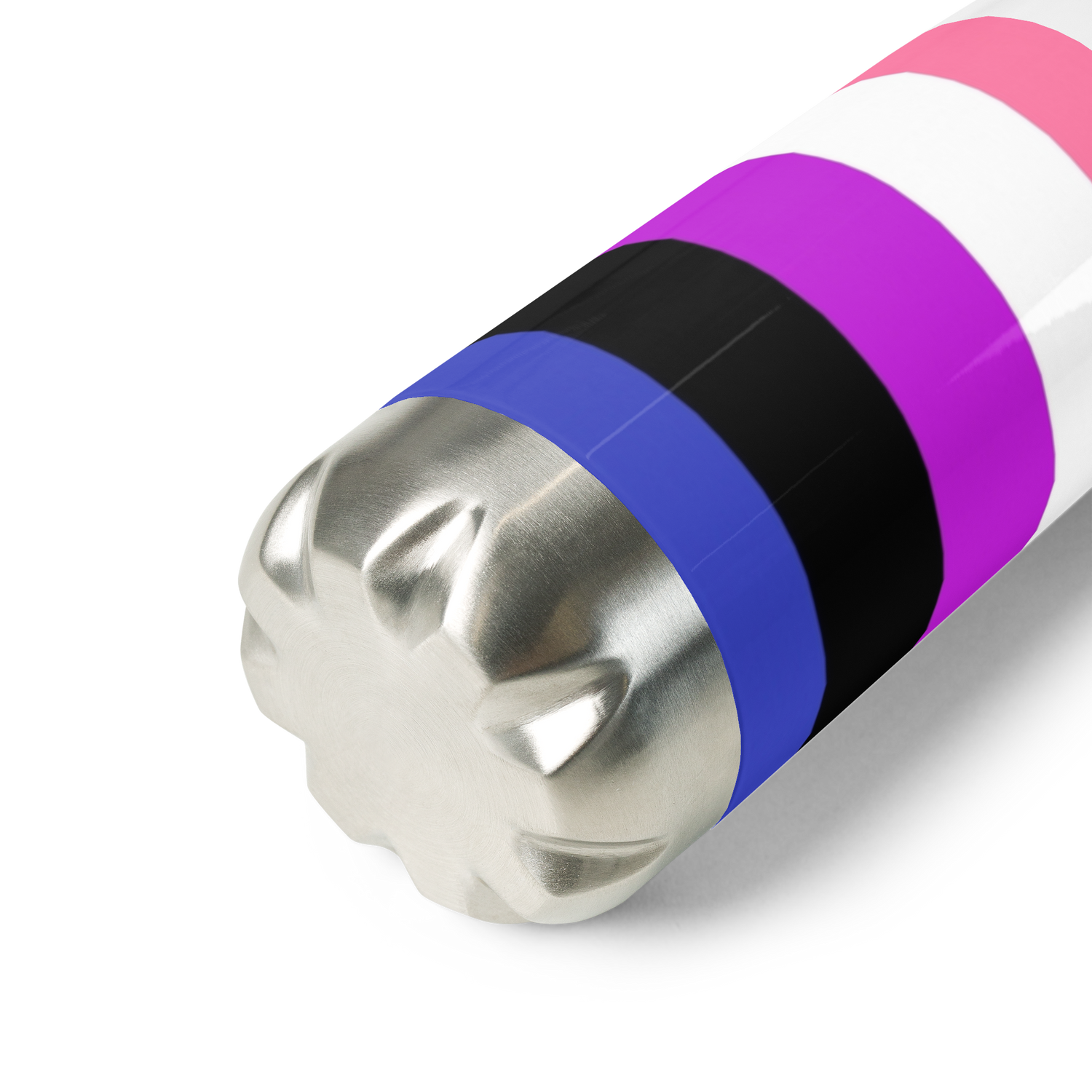 Botella de agua de acero inoxidable Genderfluid Pride