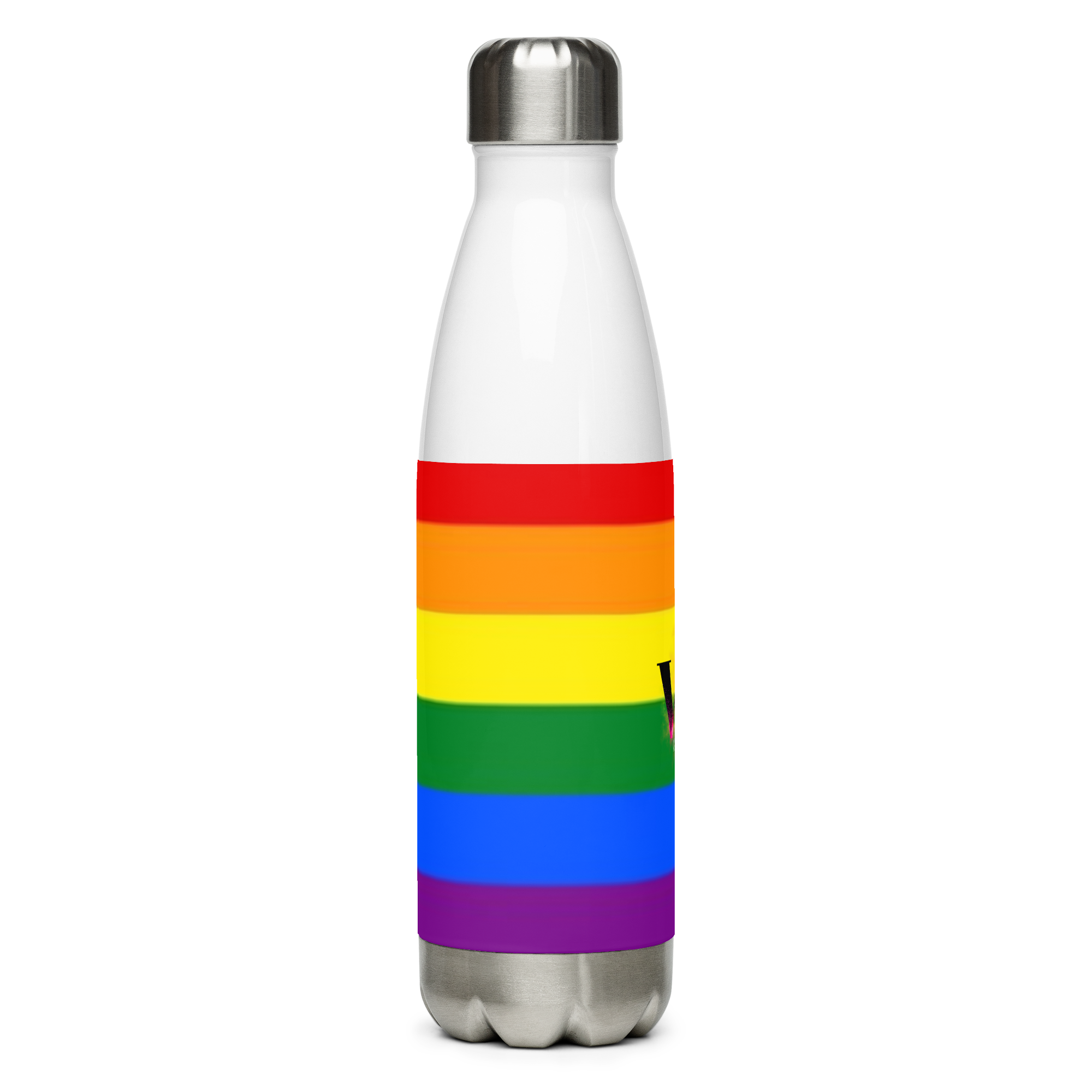 Botella de Agua de Acero Inoxidable LGBTQIA+ 6 colores