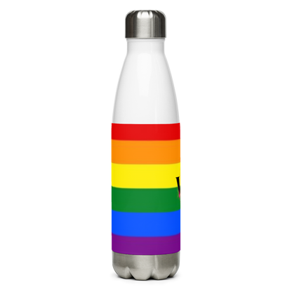 Botella de Agua de Acero Inoxidable LGBTQIA+ 6 colores