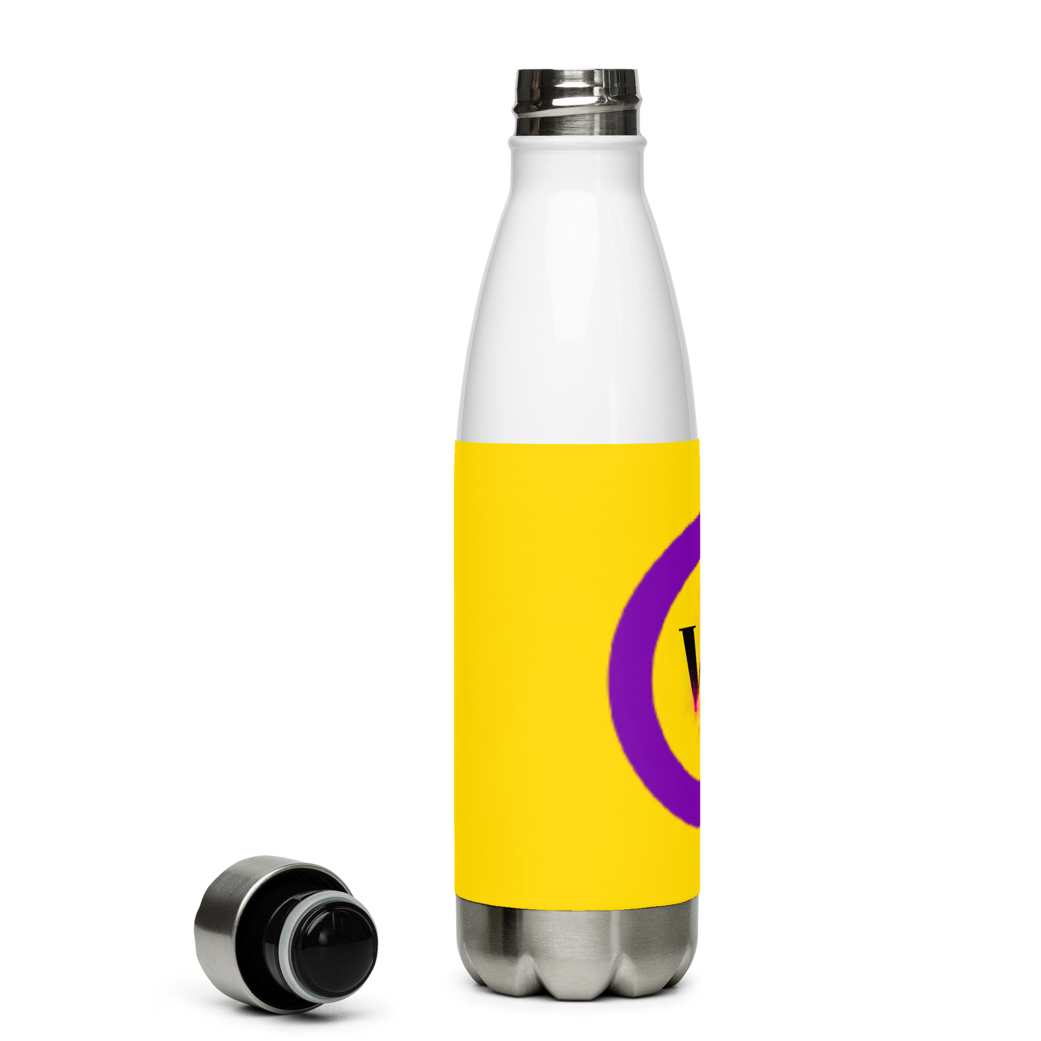 Botella de agua de acero inoxidable Orgullo Intersexual