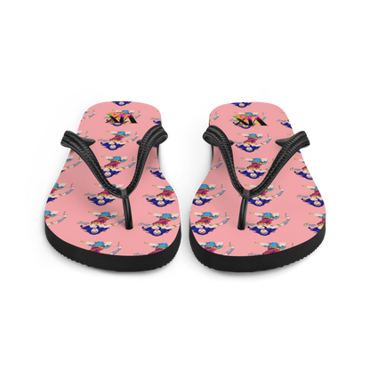 Chanclas Mujer Maravilla Fondo Rosa