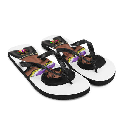 Diverse Identity Flip-Flops | Inclusive Gender-Neutral Pride Footwear