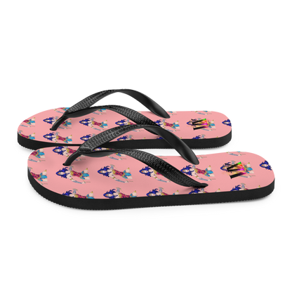 Chanclas Mujer Maravilla Fondo Rosa