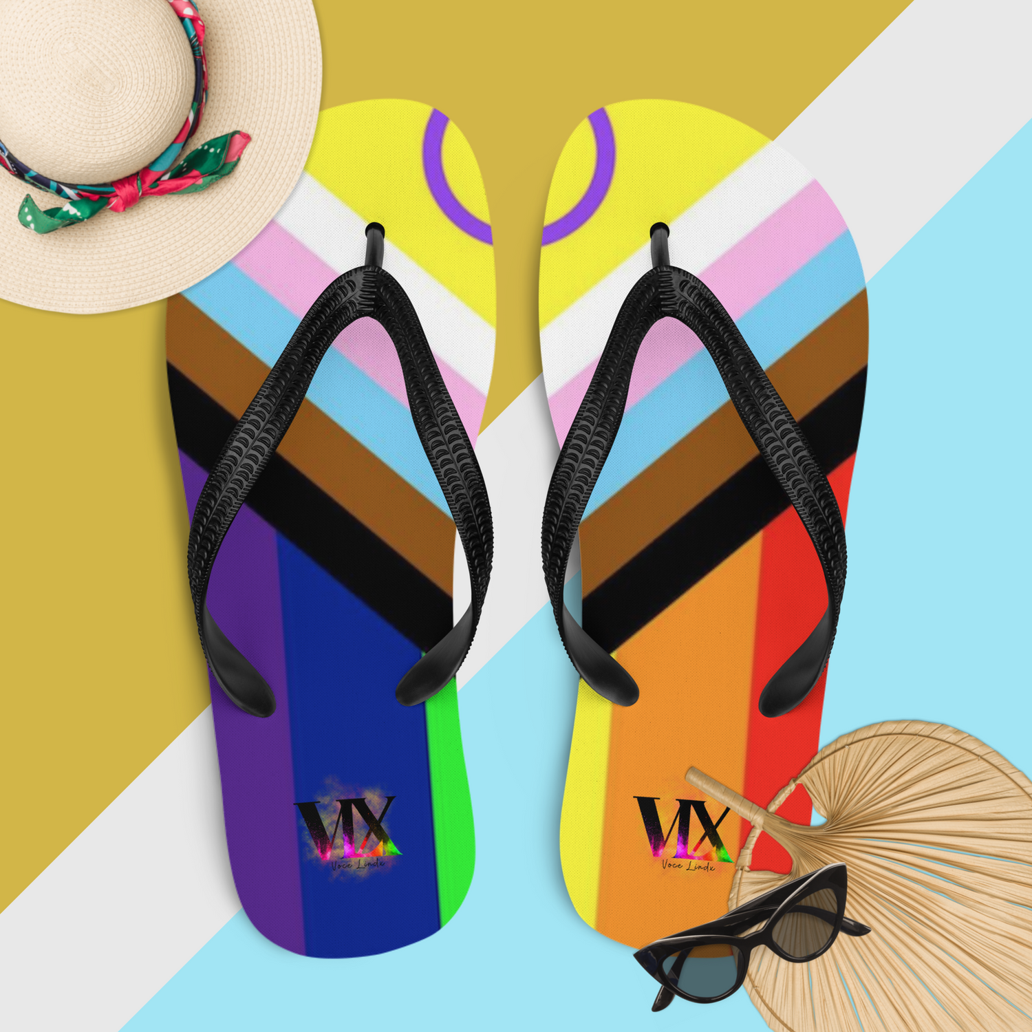 Chanclas Orgullo Intersexual-Inclusivo