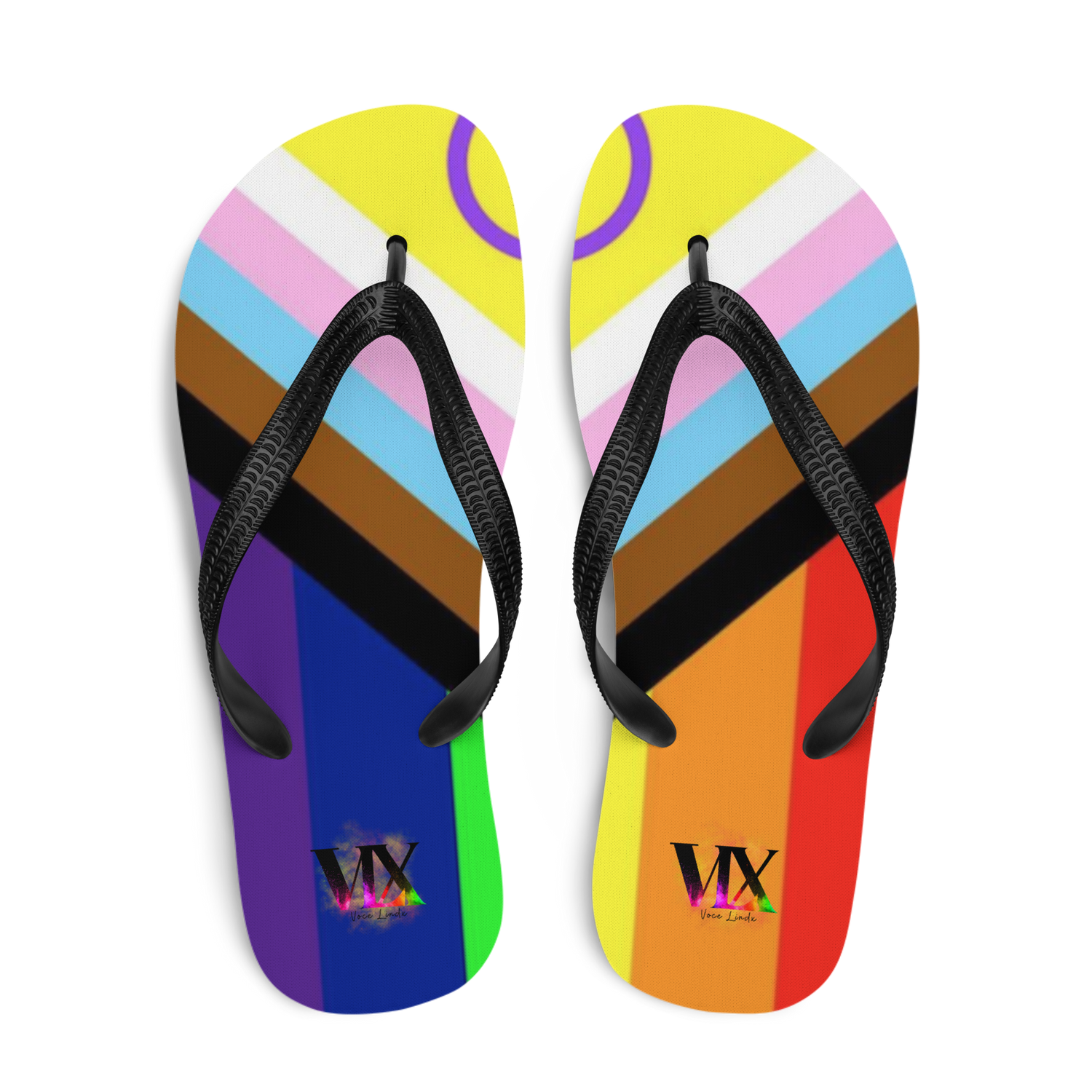 Chanclas Orgullo Intersexual-Inclusivo