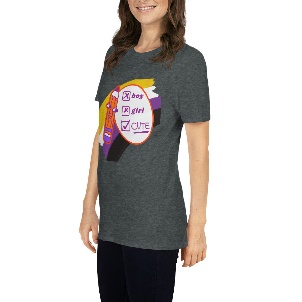 Short Sleeve T-Shirt – Diverse Identity | Inclusive Gender-Neutral Pride Top