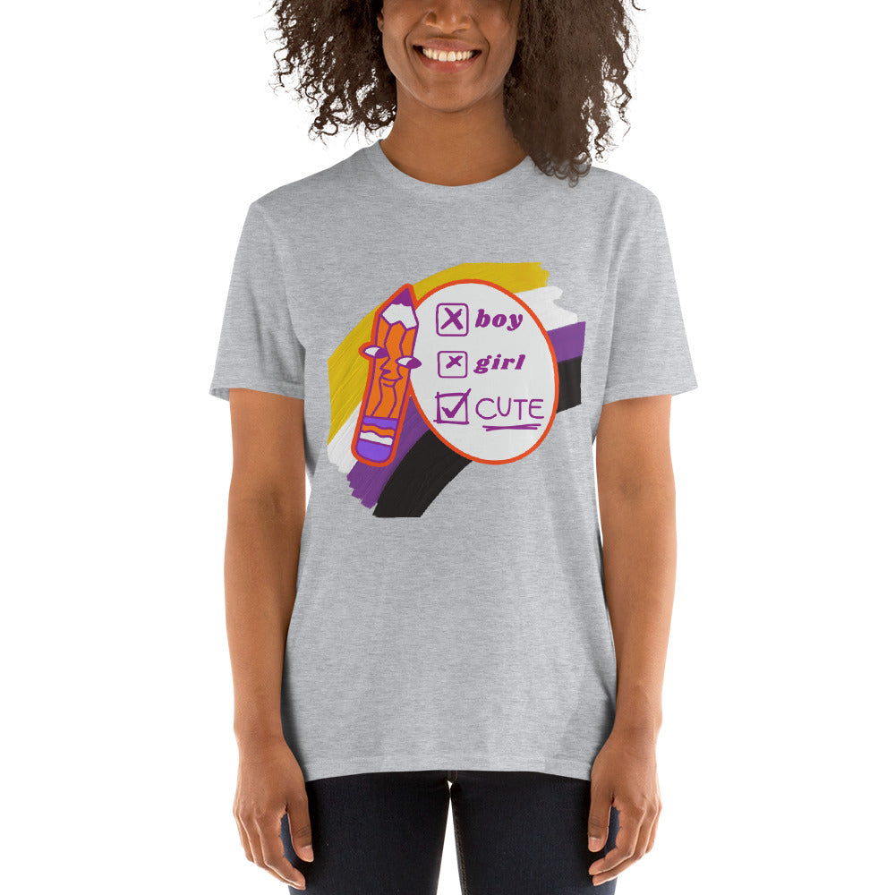 Short Sleeve T-Shirt – Diverse Identity | Inclusive Gender-Neutral Pride Top
