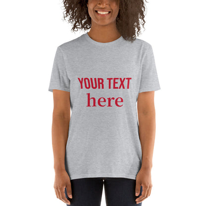 Camiseta Manga Corta Crea tu propio diseño
