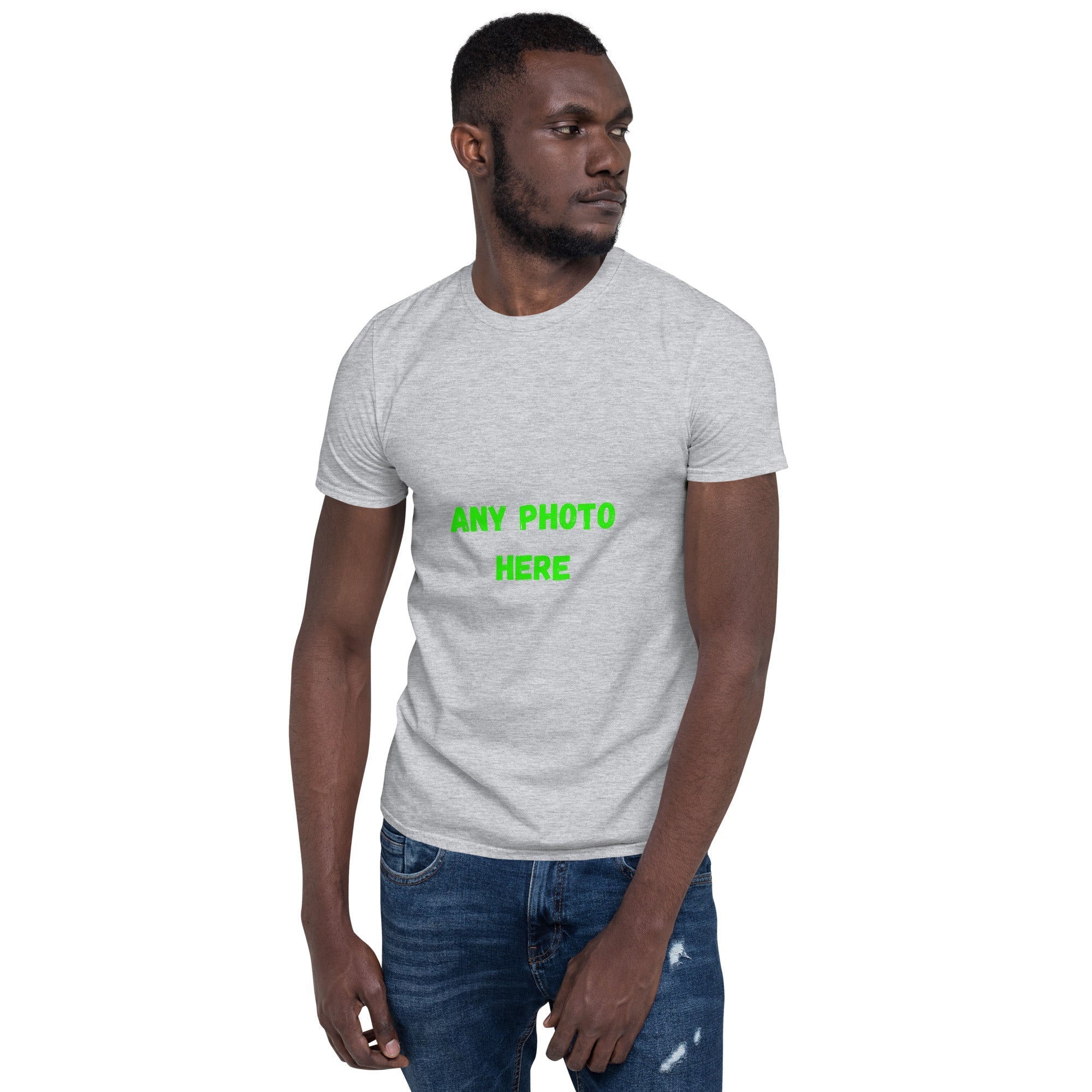 Camiseta de manga corta Sube tu foto