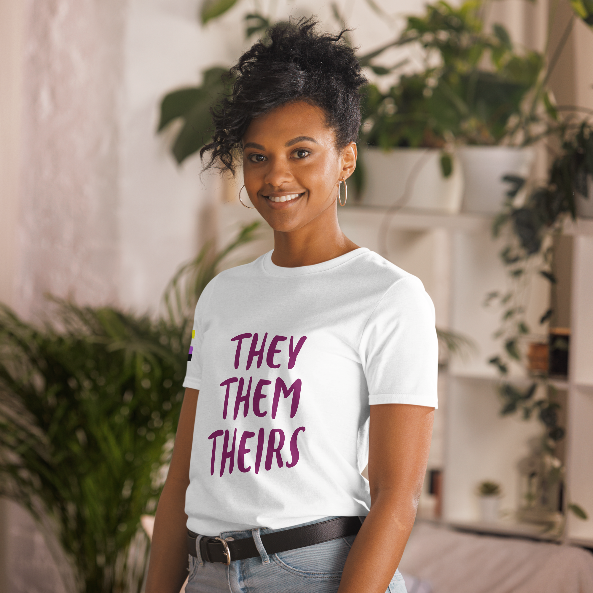 Camiseta de manga corta Ellos ellos suyos