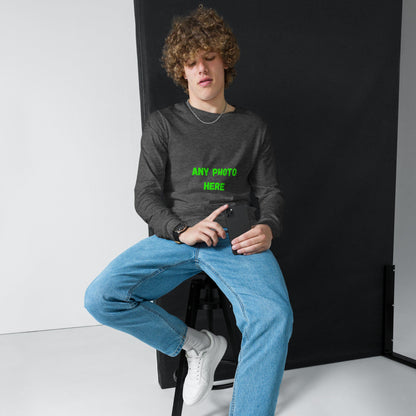 Camiseta de manga larga con look casual Sube cualquier foto