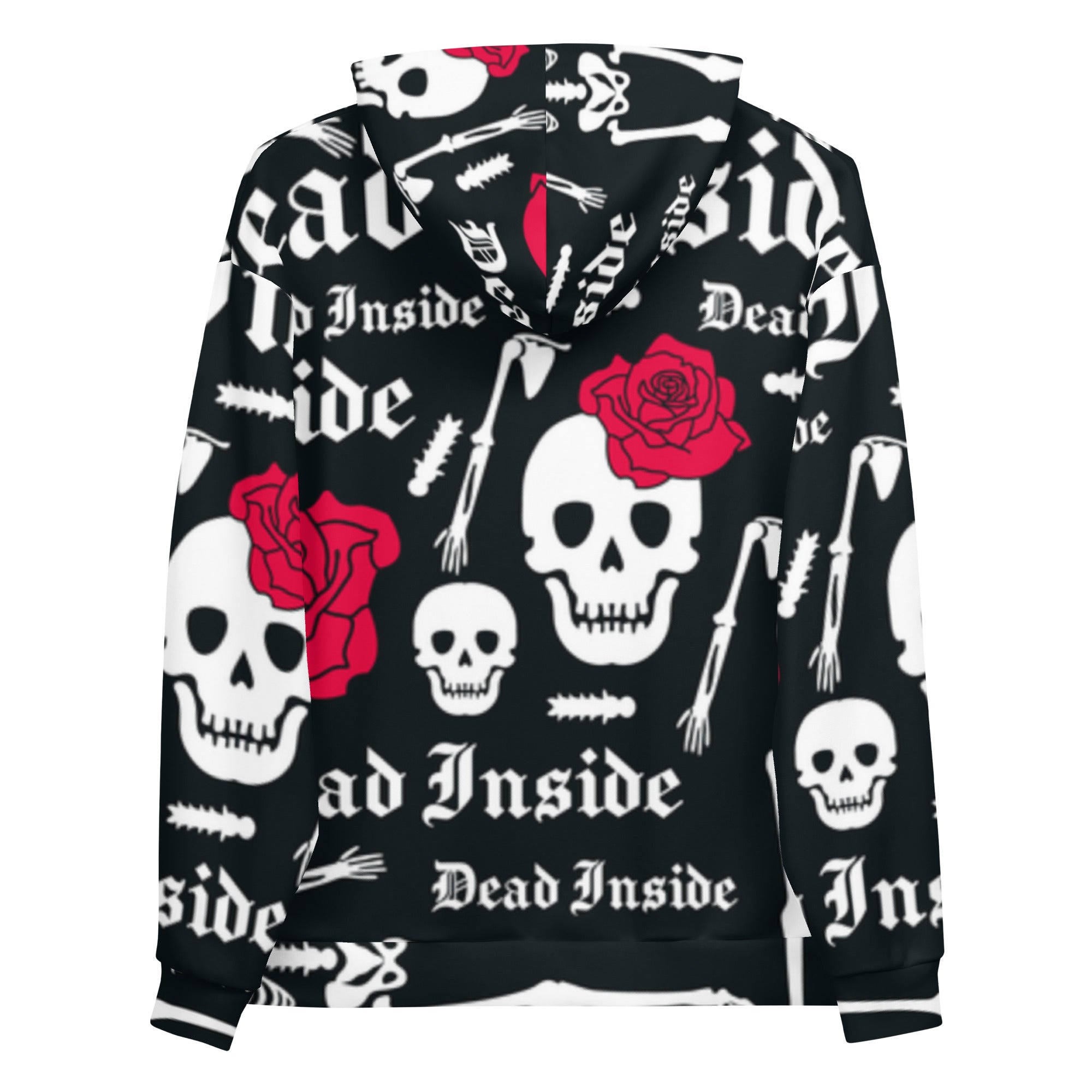 Skull &amp; Flowers Hoodie – “They” Identity Design | Bold &amp; Inclusive