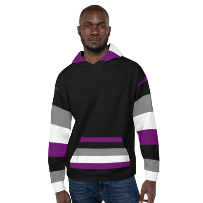 Asexual Pride Flag Hoodie – Comfortable, Empowering &amp; Authentic Style