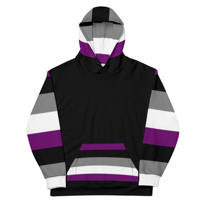 Asexual Pride Flag Hoodie – Comfortable, Empowering &amp; Authentic Style