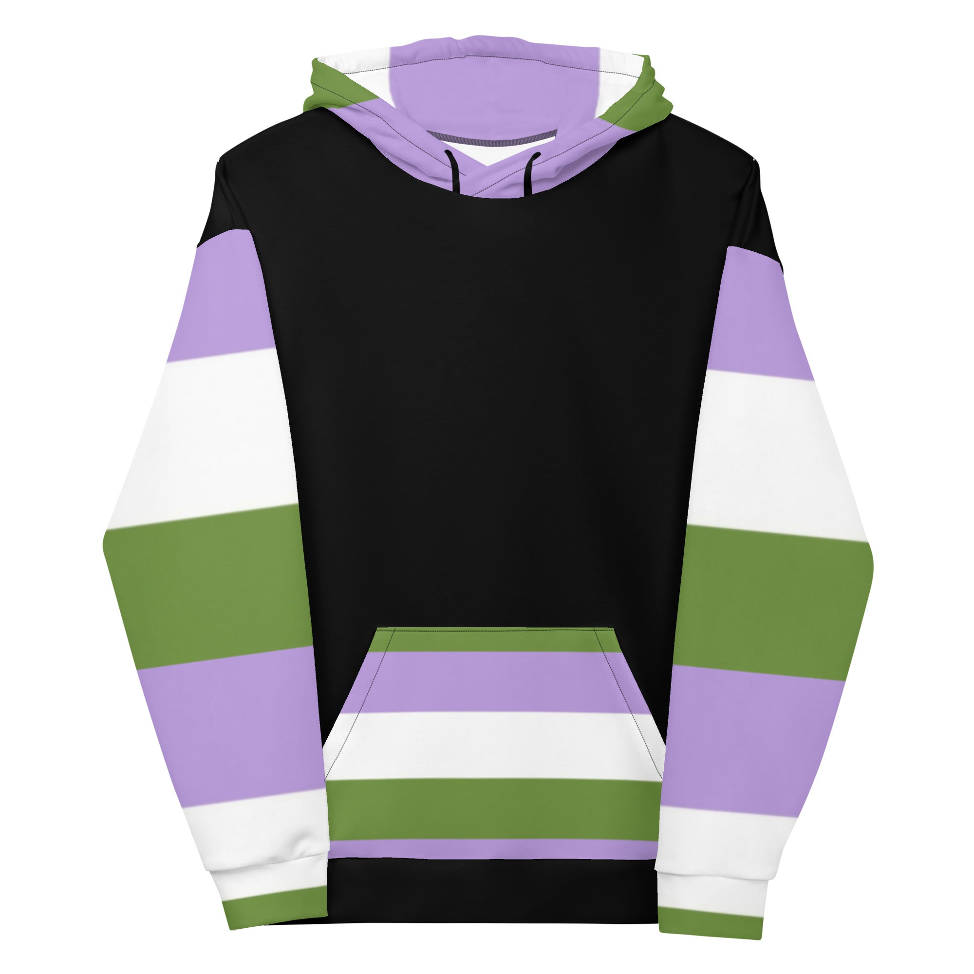 Sudadera con capucha Bandera del orgullo Genderqueer