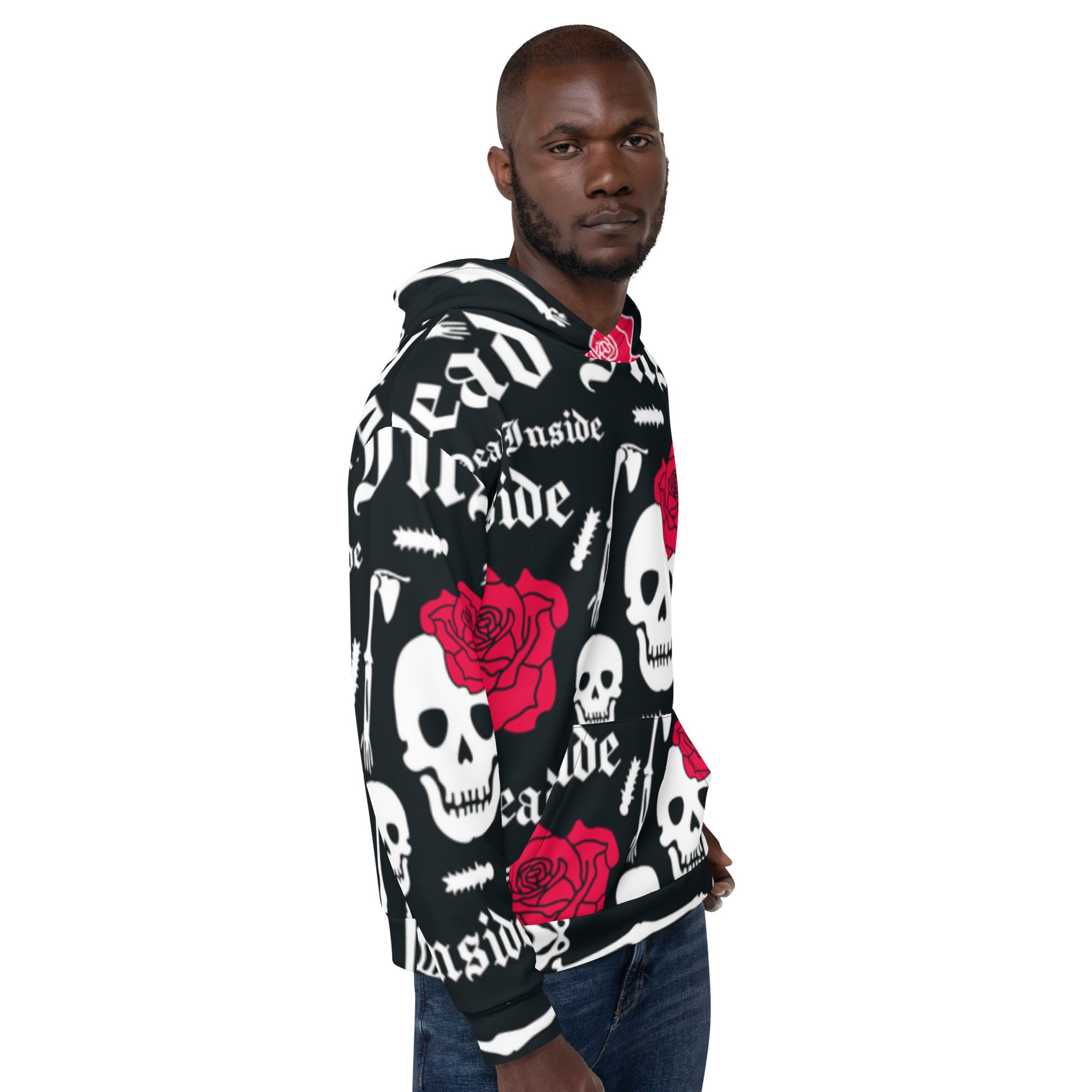 Skull &amp; Flowers Hoodie – “They” Identity Design | Bold &amp; Inclusive