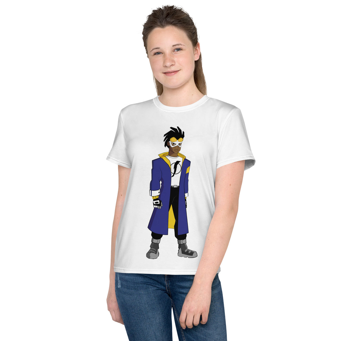 Camiseta juvenil cuello redondo Super shock
