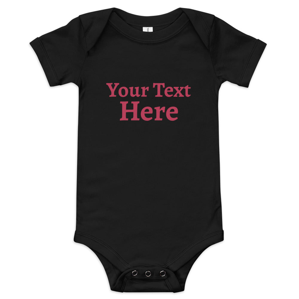 Body manga corta bebe crea tu propio diseño