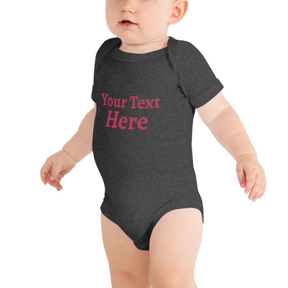 Body manga corta bebe crea tu propio diseño