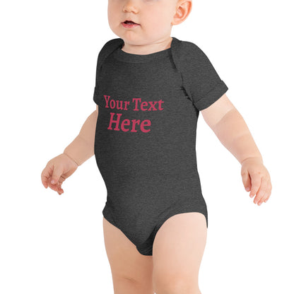 Body manga corta bebe crea tu propio diseño
