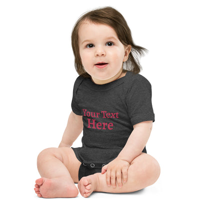 Body manga corta bebe crea tu propio diseño