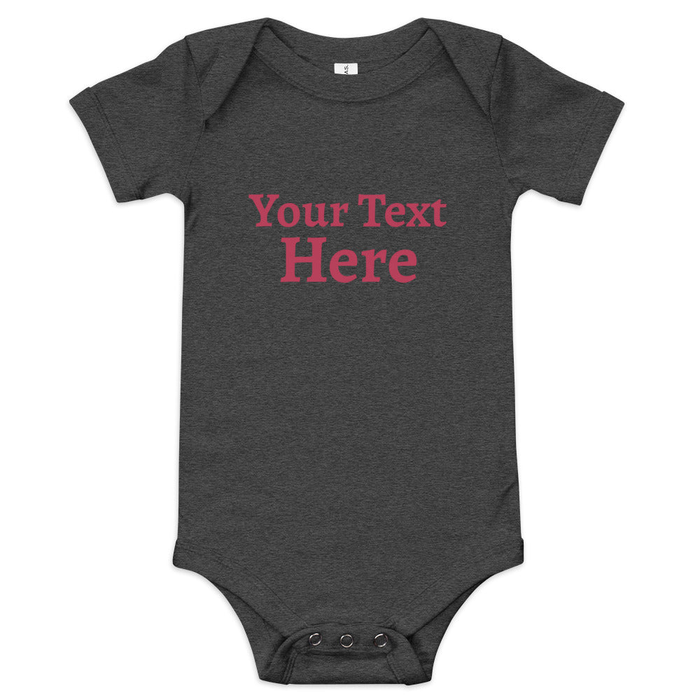 Body manga corta bebe crea tu propio diseño