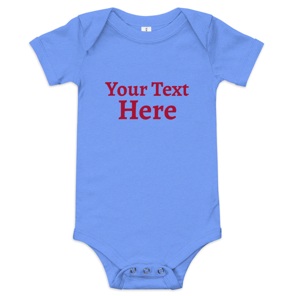 Body manga corta bebe crea tu propio diseño