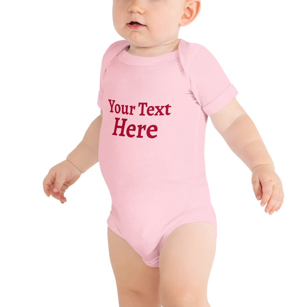 Body manga corta bebe crea tu propio diseño