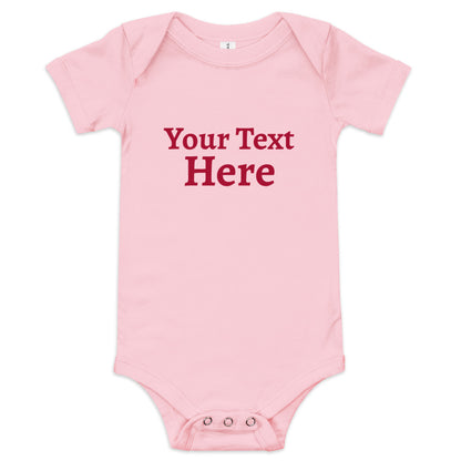 Body manga corta bebe crea tu propio diseño