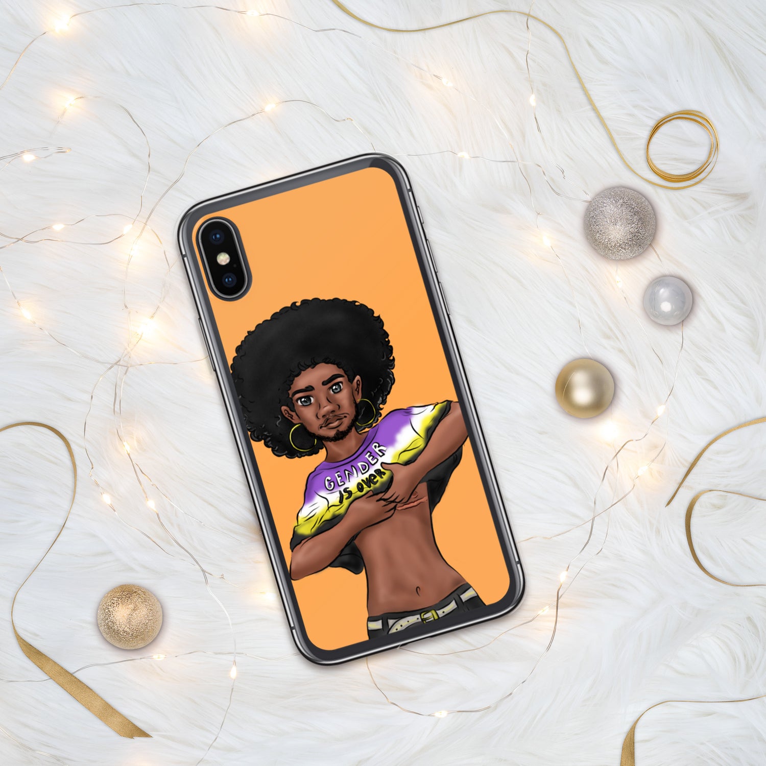 “Gender Is Over” iPhone Case , Black Representation